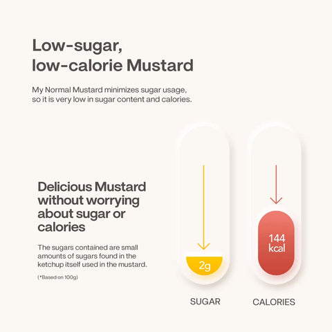 MyNormal Low Sugar Mustard 310g – Korean Condiment