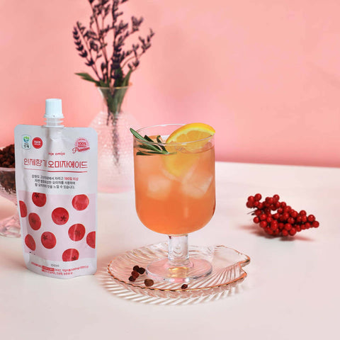 Omija Misa Omija Extract Drink 100ml Gift Set / 五味子  / 프리미엄 오미자 에이드 주스