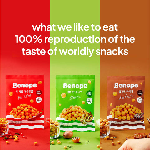 Benope Protein Snack Finger Pop - 48g / 베노프 단백질과자 핑거팝