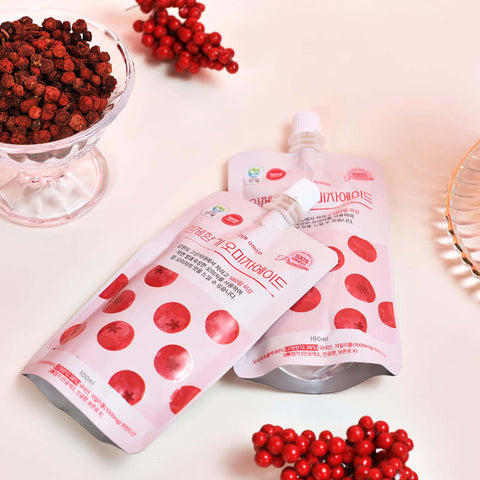 Omija Misa Omija Extract Drink 100ml Gift Set / 五味子  / 프리미엄 오미자 에이드 주스