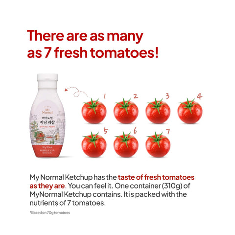 MyNormal Low Sugar Ketchup 310g – Korean Condiment