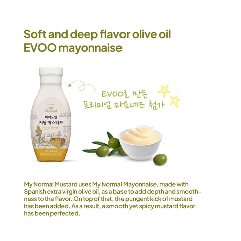 MyNormal Low Sugar Mustard 310g – Korean Condiment
