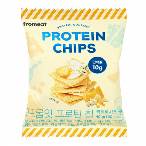Fromeat High Protein Chips Variety 6 Flavor Assortment / 프롬잇 프로틴칩 단백질 보충 과자 간식